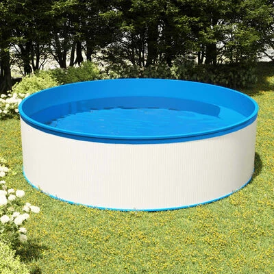 VidaXL Piscine à éclaboussures avec échelle à 4 marches 350x90cm Blanc 2 VidaXL Piscine à éclaboussures avec échelle à 4 marches 350x90cm Blanc – Image 2