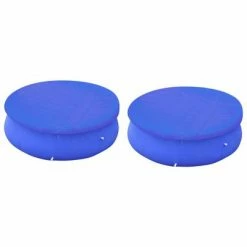 VidaXL Couvertures de piscines rondes hors sol de 450-457 cm 2 pcs