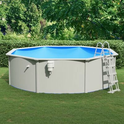 VidaXL Piscine avec échelle de sécurité 460x120 cm 2 VidaXL Piscine avec échelle de sécurité 460x120 cm – Image 2