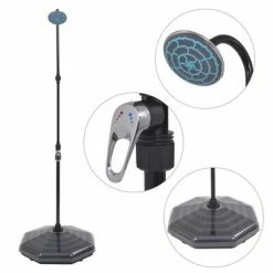 VidaXL Douche solaire 20 L Aluminium HDPE