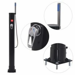 VidaXL Douche solaire 8 L PVC Acier