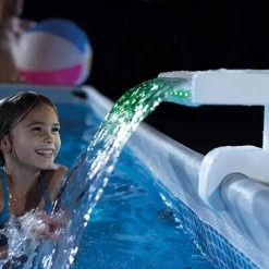Intex Cascade de piscine LED multicolore 28090
