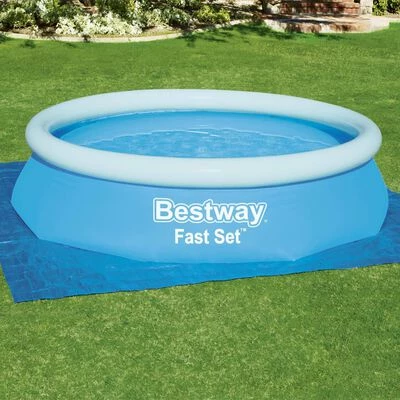 Bestway Tapis de sol pour piscine Flowclear 335x335 cm 2 Bestway Tapis de sol pour piscine Flowclear 335x335 cm – Image 2