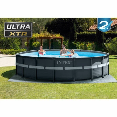 Intex Piscine à cadre Ultra XTR pompe de filtration à sable 549x132cm 2 Intex Piscine à cadre Ultra XTR pompe de filtration à sable 549x132cm – Image 2