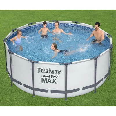 Bestway Ensemble de piscine Steel Pro MAX Rond 366x122 cm 2 Bestway Ensemble de piscine Steel Pro MAX Rond 366x122 cm – Image 2