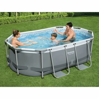 Bestway Piscine hors sol Power Steel Ovale 305x200x84 cm 2 Bestway Piscine hors sol Power Steel Ovale 305x200x84 cm – Image 2
