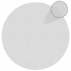 VidaXL Film solaire de piscine flottant PE 300 cm Gris