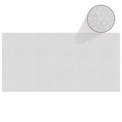 VidaXL Film solaire de piscine flottant PE 600x300 cm Gris