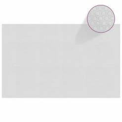 VidaXL Film solaire de piscine flottant PE 800x500 cm Gris