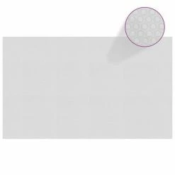 VidaXL Film solaire de piscine flottant PE 1000x600 cm Gris