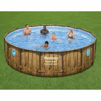 Bestway Ensemble de piscine Power Steel 488x122 cm 2 Bestway Ensemble de piscine Power Steel 488x122 cm – Image 2
