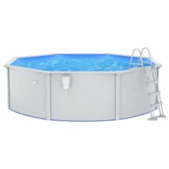 VidaXL Piscine avec échelle de sécurité 460x120 cm