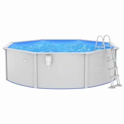 VidaXL Piscine avec échelle de sécurité 460x120 cm 1 VidaXL Piscine avec échelle de sécurité 460x120 cm