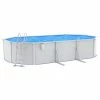 VidaXL Piscine avec échelle de sécurité 610x360x120 cm