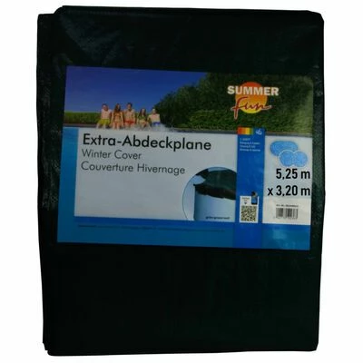 Summer Fun Couverture de piscine d'hiver Ovale 525 cm PVC Vert 1 Summer Fun Couverture de piscine d'hiver Ovale 525 cm PVC Vert