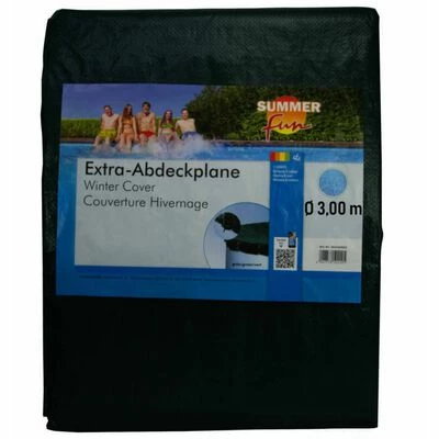 Summer Fun Couverture de piscine d'hiver Ronde 300 cm PVC Vert 1 Summer Fun Couverture de piscine d'hiver Ronde 300 cm PVC Vert