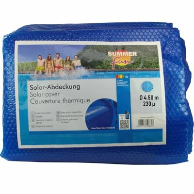 Summer Fun Couverture solaire de piscine d'été Rond 450 cm PE Bleu 2 Summer Fun Couverture solaire de piscine d'été Rond 450 cm PE Bleu – Image 2