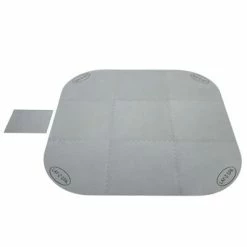 Lay-Z-Spa Bâche de sol de piscine Gris 216x216 cm 10 pcs