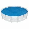 Bestway Couverture solaire de piscine ronde 462 cm Bleu
