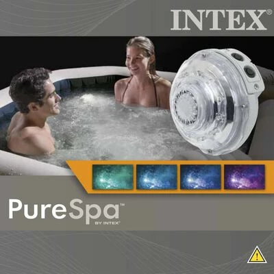 Intex Lampe à LED multicolore pour spa à bulles et jet 28504 2 Intex Lampe à LED multicolore pour spa à bulles et jet 28504 – Image 2