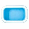 Bestway Piscine gonflable rectangulaire 262x175x51 cm Bleu et blanc