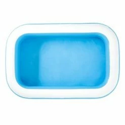 Bestway Piscine gonflable rectangulaire 262x175x51 cm Bleu et blanc