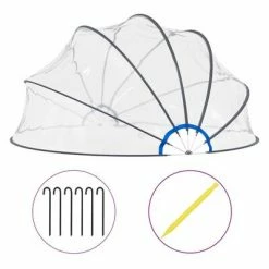 VidaXL Dôme de piscine 440 x 220 cm