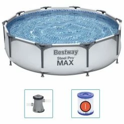 Bestway Ensemble de piscine Steel Pro MAX 305x76 cm