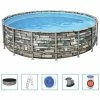Bestway Ensemble de piscine Power Steel 488x122 cm