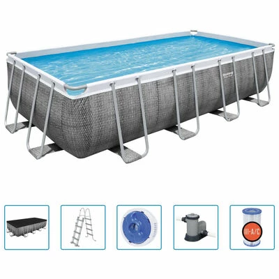 Bestway Ensemble de piscine Power Steel Rectangulaire 549x274x122 cm 1 Bestway Ensemble de piscine Power Steel Rectangulaire 549x274x122 cm