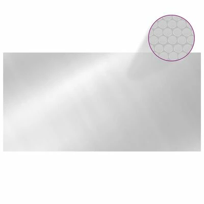 VidaXL Couverture de piscine Argenté 975x488 cm PE 2 VidaXL Couverture de piscine Argenté 975x488 cm PE – Image 2