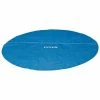 Intex Couverture solaire de piscine Bleu 206 cm Polyéthylène