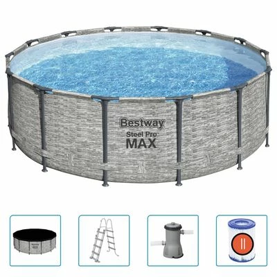 Bestway Piscine Power Steel 427x122 cm 1 Bestway Piscine Power Steel 427x122 cm