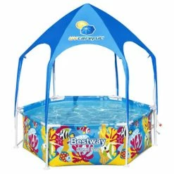 Bestway Piscine hors sol pour enfants Pro UV Careful Acier 183x51 cm