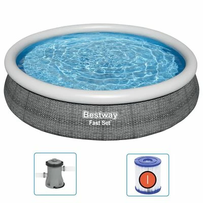 Bestway Ensemble de piscine ronde 366x76 cm 1 Bestway Ensemble de piscine ronde 366x76 cm