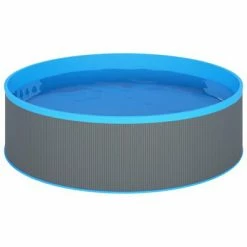 VidaXL Piscine à éclaboussures avec échelle à 4 marches 350x90cm Gris -Piscine & spa Soldes Boutique image 3 3070800