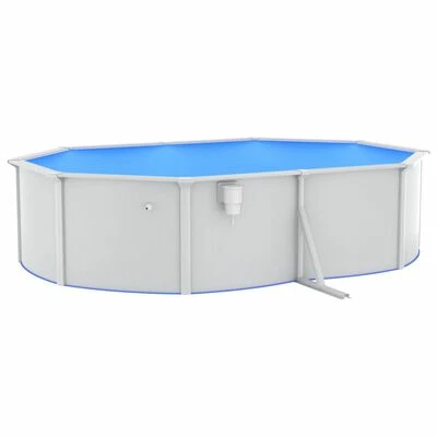 VidaXL Piscine avec pompe filtrante à sable et échelle 490x360x120 cm 3 VidaXL Piscine avec pompe filtrante à sable et échelle 490x360x120 cm – Image 3