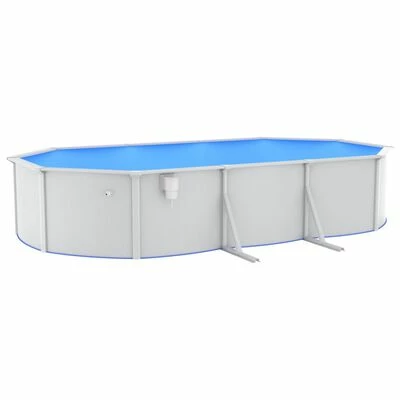 VidaXL Piscine avec pompe filtrante à sable et échelle 610x360x120 cm 3 VidaXL Piscine avec pompe filtrante à sable et échelle 610x360x120 cm – Image 3