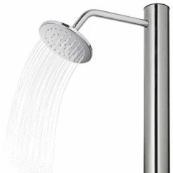 VidaXL Douche de jardin 215 cm Acier inoxydable -Piscine & spa Soldes Boutique image 3 315940