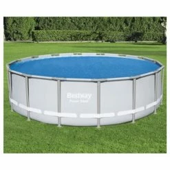 Bestway Couverture solaire de piscine ronde 462 cm Bleu -Piscine & spa Soldes Boutique image 3 441121