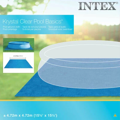 Intex Tapis carré de sol pour piscine 472 x 472 cm 28048 3 Intex Tapis carré de sol pour piscine 472 x 472 cm 28048 – Image 3