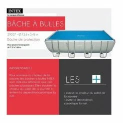 Intex Couverture solaire de piscine rectangulaire 732x366 cm -Piscine & spa Soldes Boutique image 3 92029