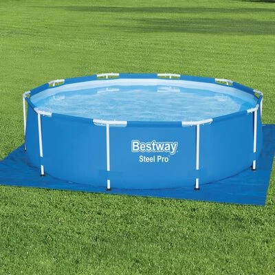Bestway Tapis de sol pour piscine Flowclear 335x335 cm 3 Bestway Tapis de sol pour piscine Flowclear 335x335 cm – Image 3