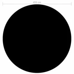 VidaXL Couverture de piscine Noir 455 cm PE -Piscine & spa Soldes Boutique image 3 92158