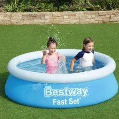 Bestway Piscine gonflable Fast Set Rond 183x51 cm Bleu -Piscine & spa Soldes Boutique image 3 92844
