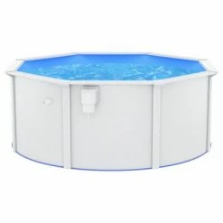 VidaXL Piscine avec parois en acier 300x120 cm Blanc 8 VidaXL Piscine avec parois en acier 300x120 cm Blanc -Piscine & spa Soldes Boutique image 3 93260