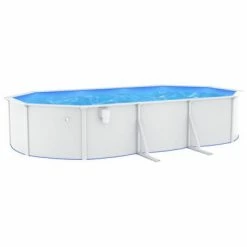 VidaXL Piscine ovale avec parois en acier 610x360x120 cm Blanc -Piscine & spa Soldes Boutique image 3 93265