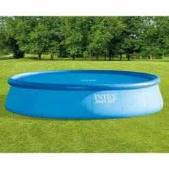 Intex Couverture solaire de piscine Bleu 538 cm Polyéthylène -Piscine & spa Soldes Boutique image 3 93299