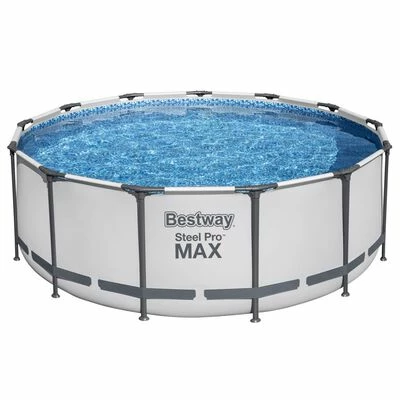 Bestway Ensemble de piscine ronde Steel Pro MAX 396x122 cm 3 Bestway Ensemble de piscine ronde Steel Pro MAX 396x122 cm – Image 3