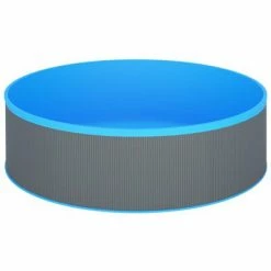 VidaXL Piscine à éclaboussures avec échelle à 4 marches 350x90cm Gris -Piscine & spa Soldes Boutique image 4 3070800